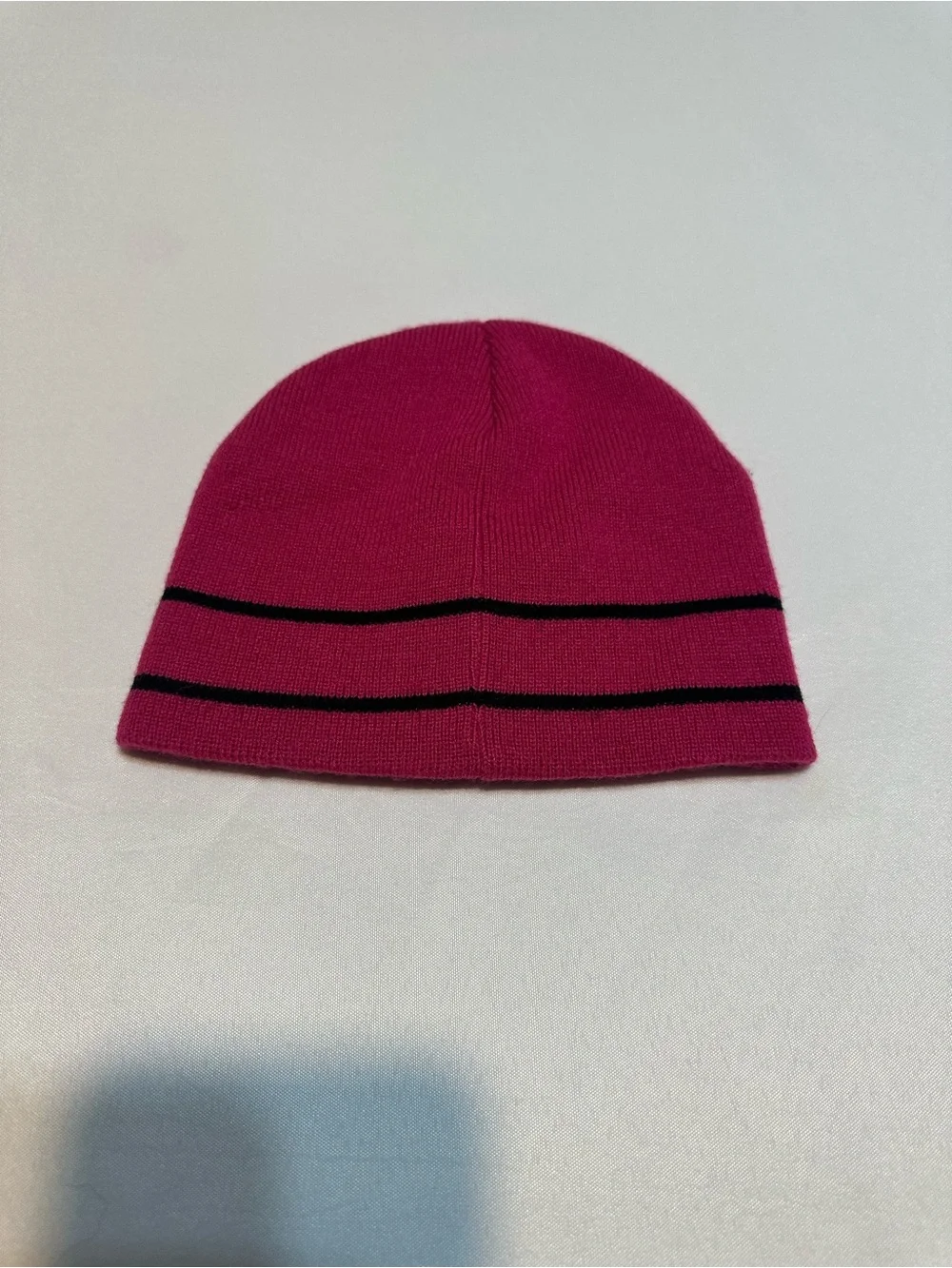 Harley-Davidson Kids Hot Pink Beanie with Black Stripes